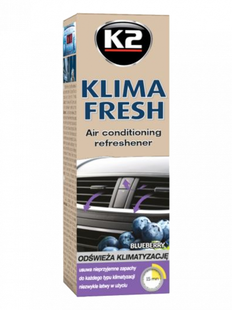 Очиститель кондиционера К-2 K222BB Klima Fresh Blueberry 150 мл (998661) - фото 1