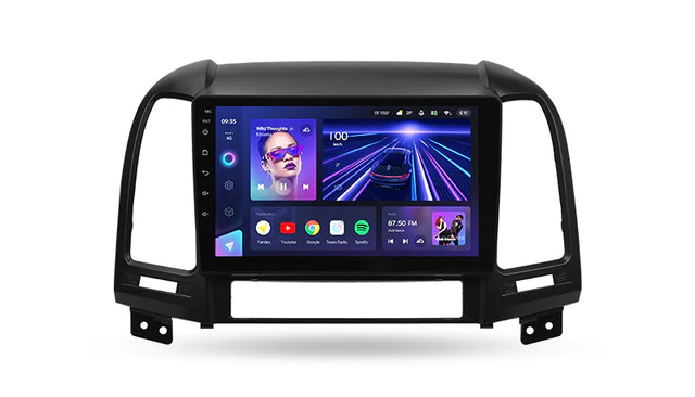Штатна магнітола Teyes CC3 4GB+64GB 4G+WiFi Hyundai Santa Fe (2006-2012)