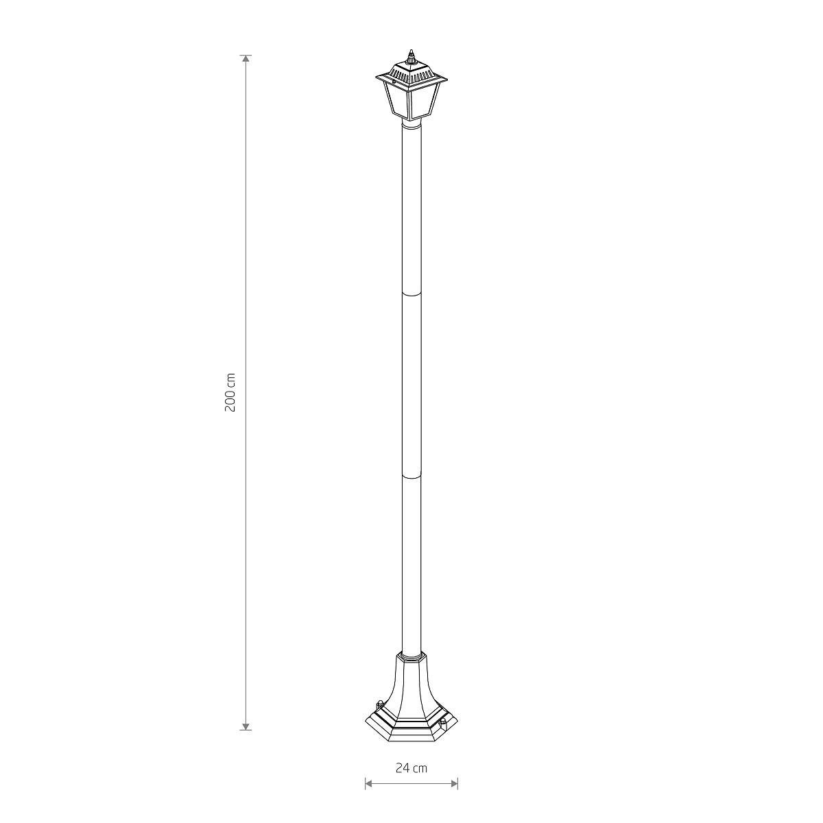 Светильник уличный Nowodvorski 10502 Ana E27 1x10W IP44 (2229957339) - фото 2