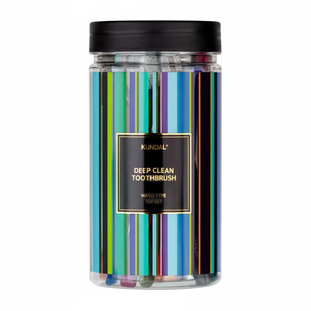 Набор зубных щёток Kundal Deep Clean Toothbrush Hard Type с жесткой щетиной 16 шт. (29879006)