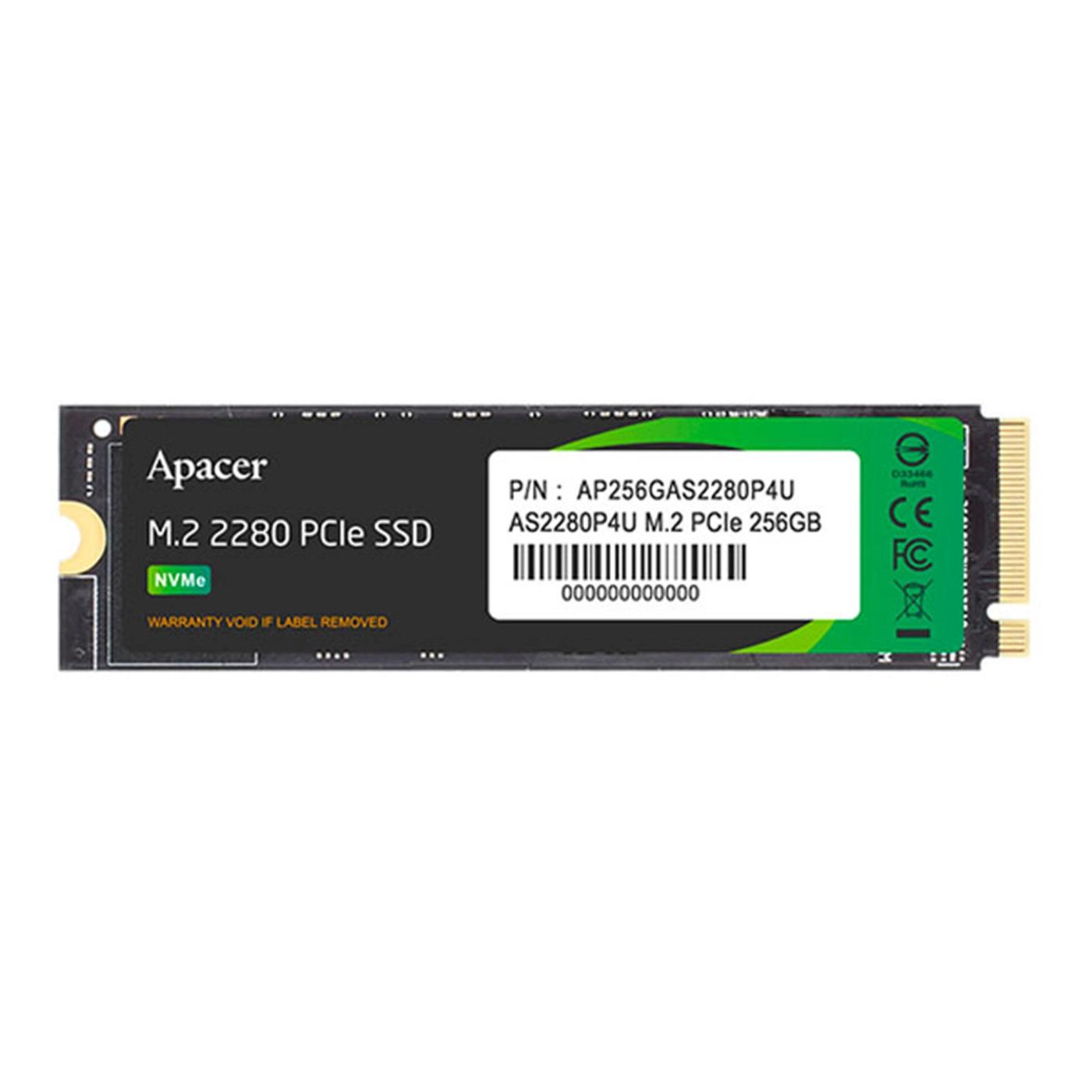 SSD-диск Apacer AS2280P4U 256 Гб M.2 2280 PCIe 3.0 x4 3D TLC (AP256GAS2280P4U-1)