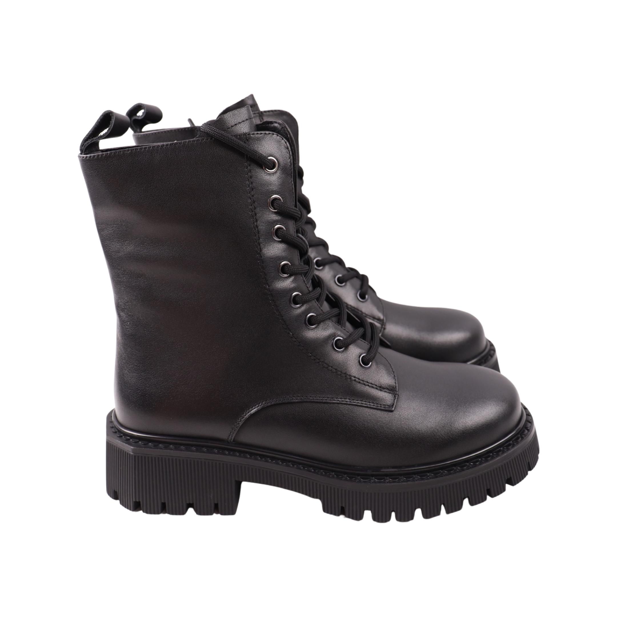 Ботинки женские Melanda натуральная кожа р. 37 Черный (217-23DHC)