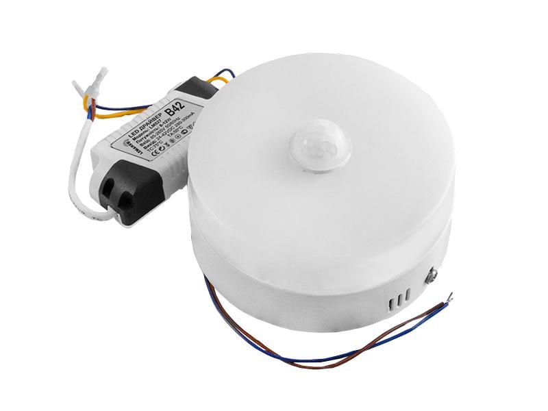 Светильник светодиодный накладной Lemanso DownLight 12W220V з сенсором круглий 4500K (LM527)