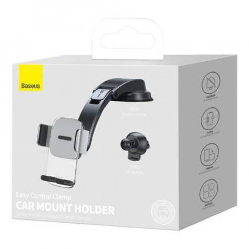 Автодержатель BASEUS Easy Control Clamp Pyste Type/Air Outlet set Black - фото 2