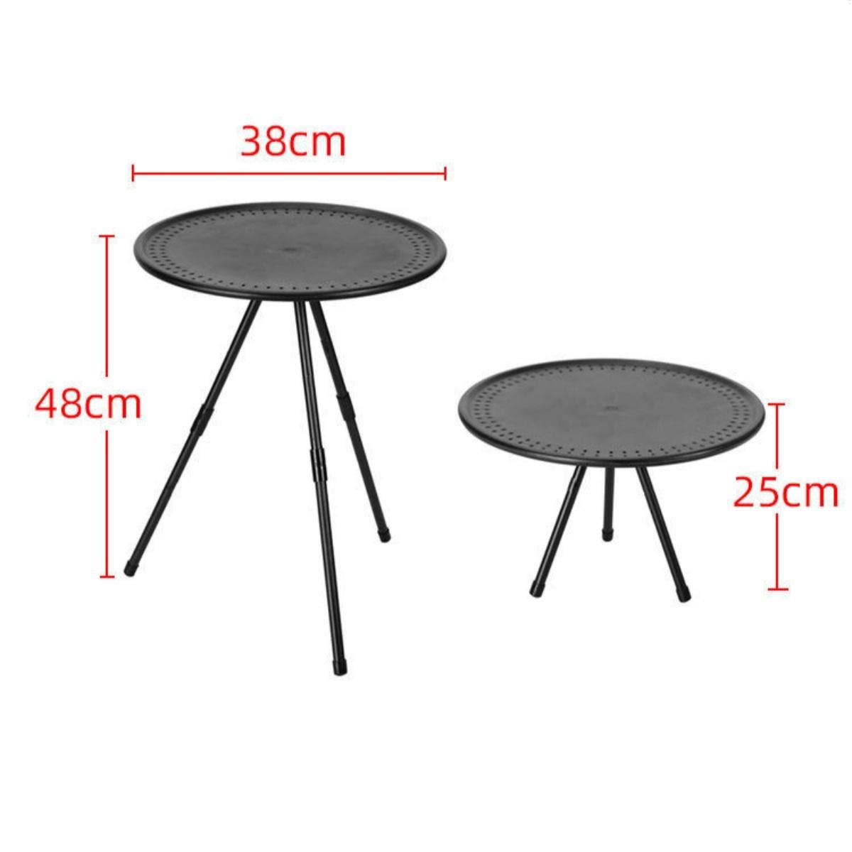 Стіл туристичний складаний для кемпінгу Чорний (RBT-38) - фото 6 Стіл туристичний складаний для кемпінгу Чорний (RBT-38) - фото 6