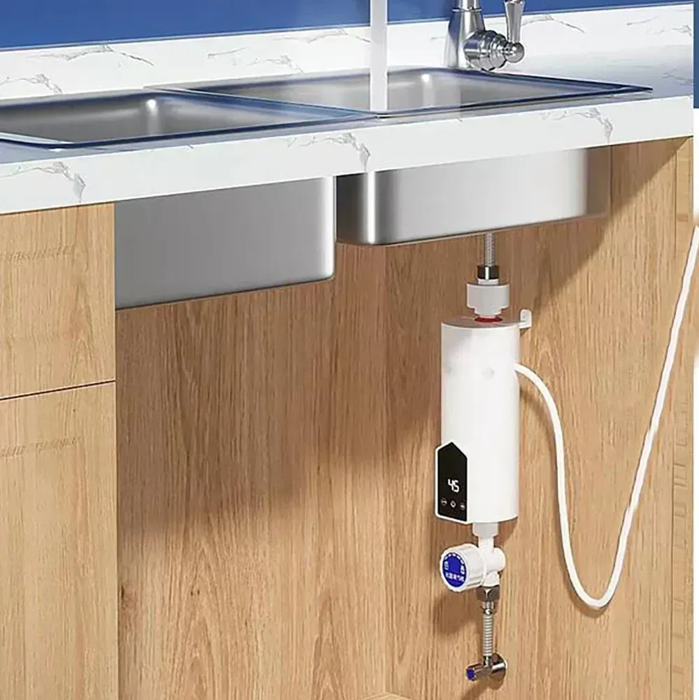 Водонагреватель проточный RYK-006 электрический с лейкой 5.5кВт (30659190) - фото 5 Водонагреватель проточный RYK-006 электрический с лейкой 5.5кВт (30659190) - фото 5