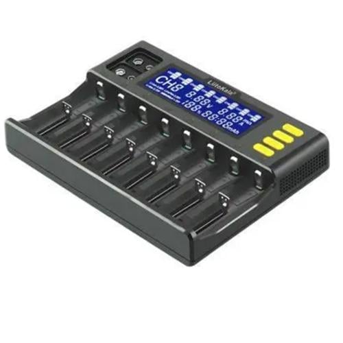 Зарядное устройство для аккумуляторных батареек LiitoKala Lii-S8 8 слотов Черный (28869307) Зарядное устройство для аккумуляторных батареек LiitoKala Lii-S8 8 слотов Черный (28869307)