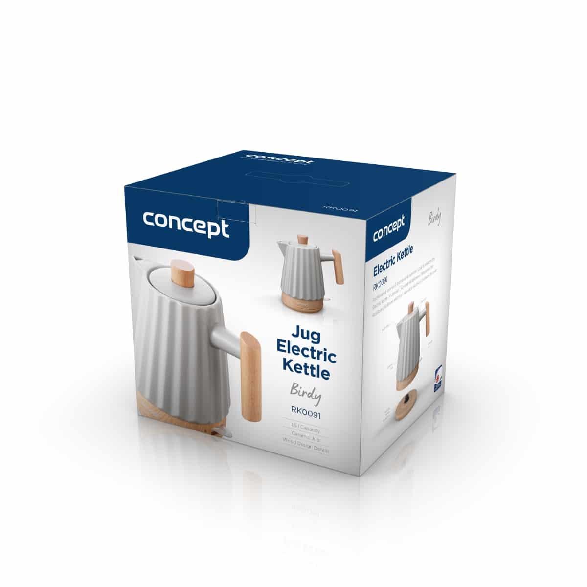 Электрочайник керамический Concept RK0091 Birdy 1,5 л - фото 7 Электрочайник керамический Concept RK0091 Birdy 1,5 л - фото 7