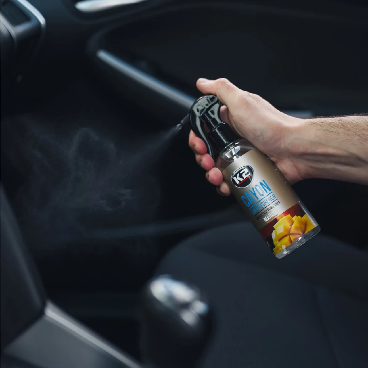 Освежитель воздуха универсальный К2 Cayon Манго 250 мл - фото 2 Освежитель воздуха универсальный К2 Cayon Манго 250 мл - фото 2