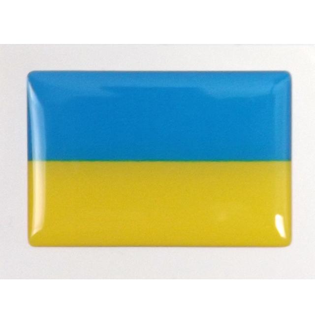 Наклейка силиконовая Флаг Украины 45x30 мм (403328)