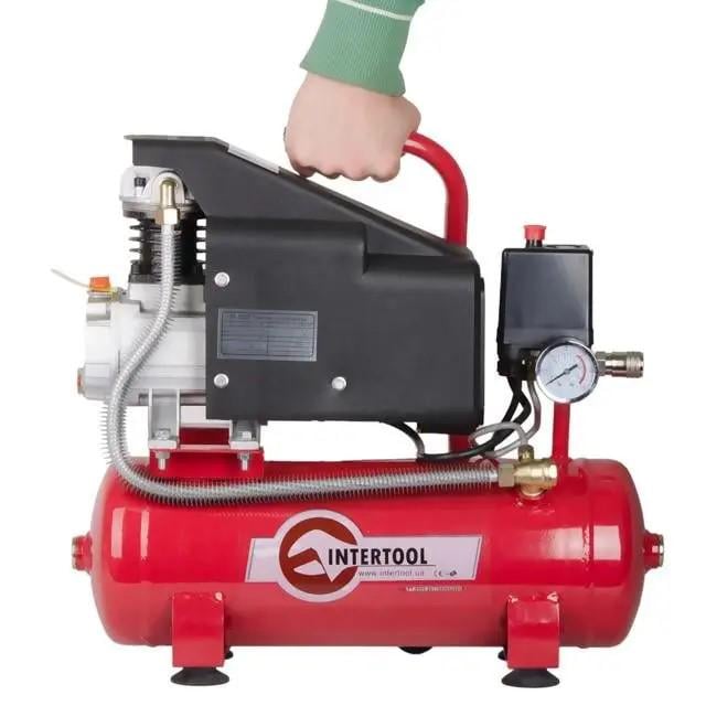 Компресор INTERTOOL PT-0002 9 л 0,75 кВт 220 В 8 атм 160 л/хв