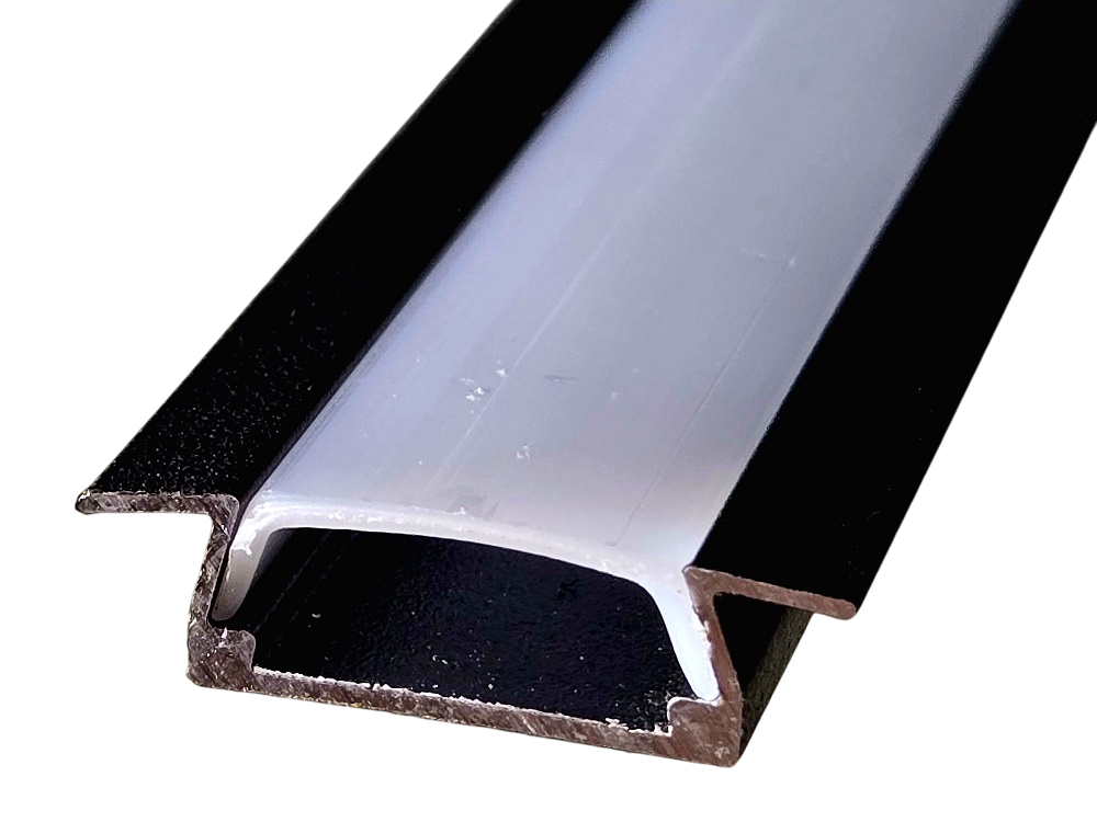 Профиль под LED ленту DIMAX врезной PF-19 2 м Черный (11160171)
