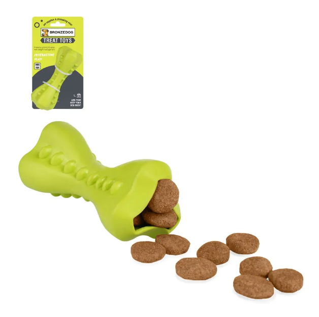 Іграшка для собак мотиваційна BronzeDog SMART Кістка 12х5 см Салатовий (1R0370) - фото 3 Іграшка для собак мотиваційна BronzeDog SMART Кістка 12х5 см Салатовий (1R0370) - фото 3