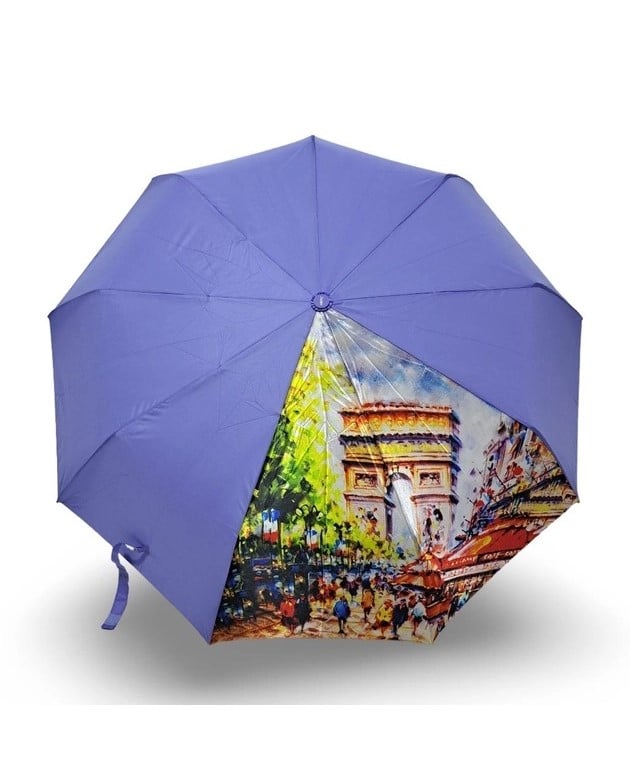 Зонт женский автомат Susino №466 9 спиц 3 добавления Фиолетовый (65d70d1404e7611384288f5a)