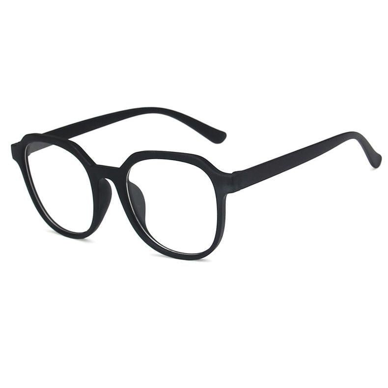 Солнцезащитные очки 400UV унисекс прозрачные матовые Черный (A9994)