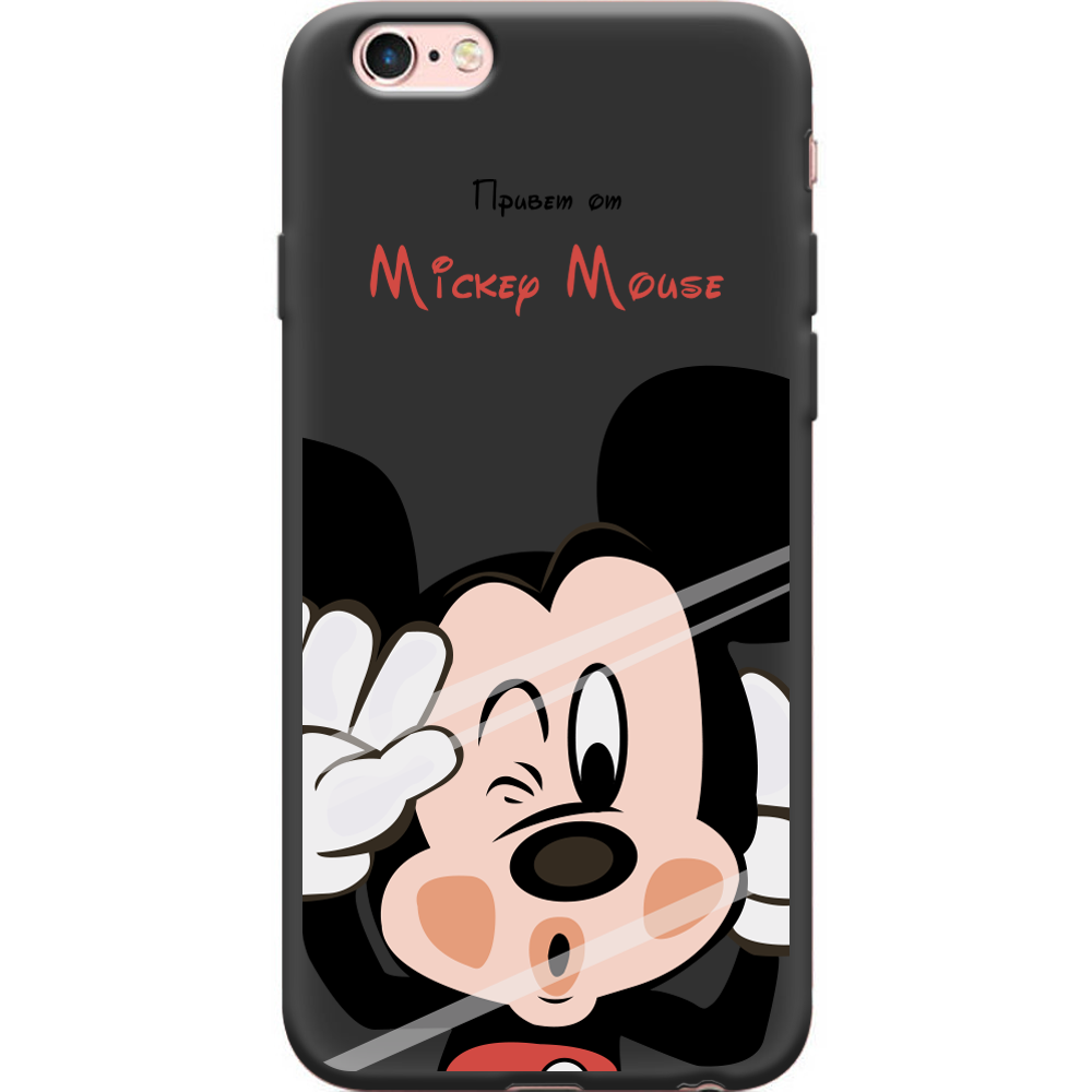 Чехол Boxface iPhone 6 Mister M Черный силикон (24523-cc58-38148)