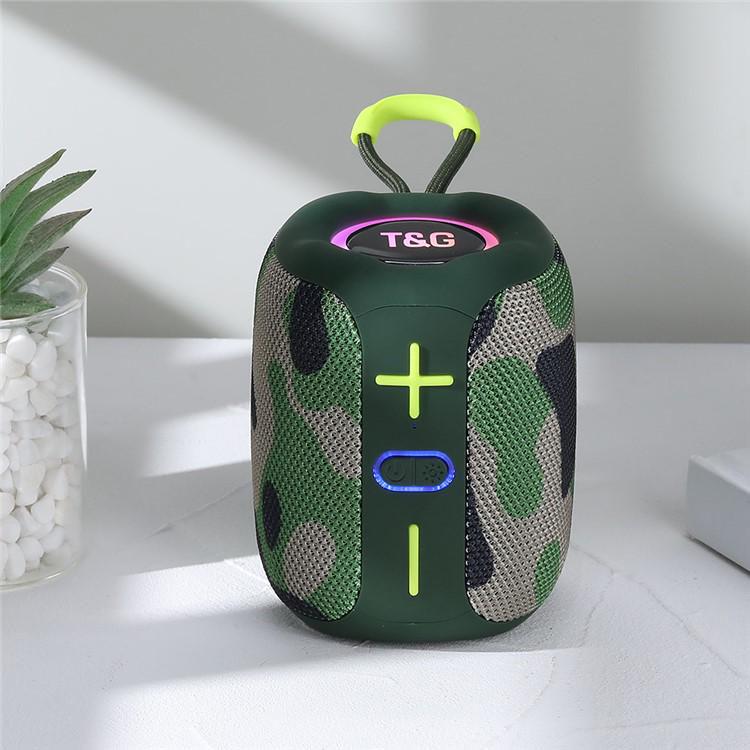 Портативна колонка Bluetooth TG658 8W з RGB підсвічуванням Камуфляж - фото 3 Портативна колонка Bluetooth TG658 8W з RGB підсвічуванням Камуфляж - фото 3