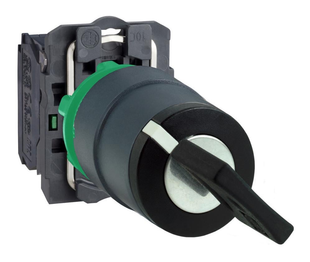 Переключатель IO Schneider Electric Harmony XB5 1NO 22 мм 2 положения Черный (XB5AD41) Переключатель IO Schneider Electric Harmony XB5 1NO 22 мм 2 положения Черный (XB5AD41)