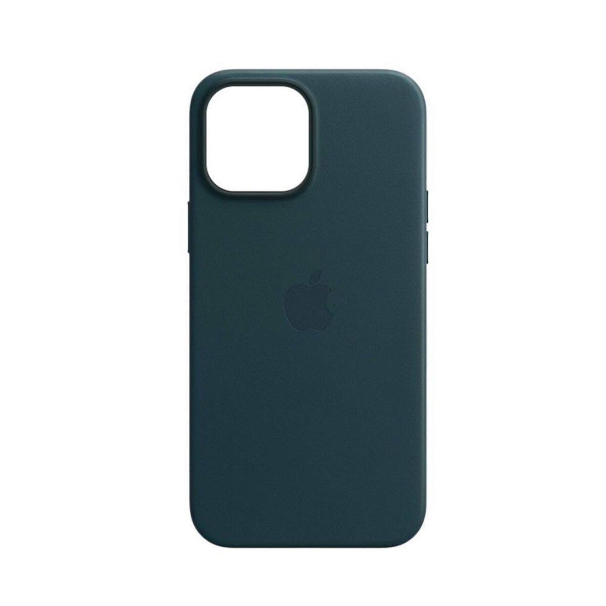 Противоударный чехол для Apple iPhone 15 Pro Leather AAA Full Magsafe IC Indigo Blue