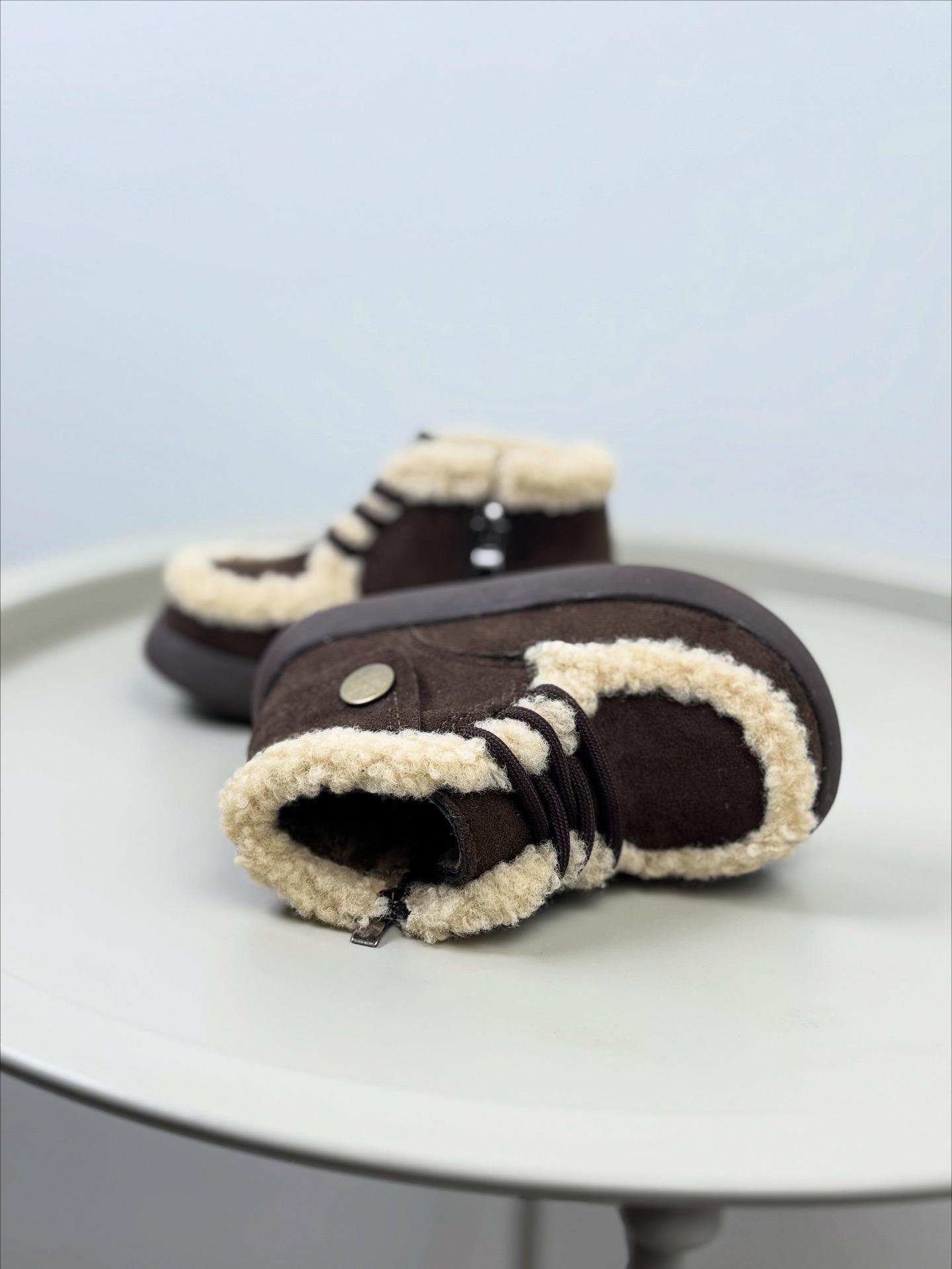 Ботинки детские зимние 1673 р. 26 Коричневый (30775925) - фото 4 Ботинки детские зимние 1673 р. 26 Коричневый (30775925) - фото 4