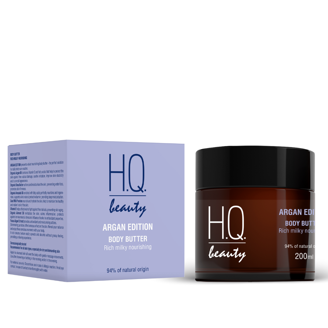Олія для тіла H.Q.Beauty Argan Edition інтенсивне живлення з молочним протеїном 200 мл