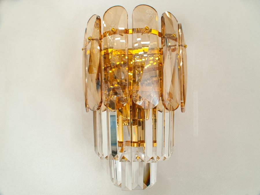 Бра хрустальный Магия света Золотой (200815-1W-G) - фото 2 Бра хрустальный Магия света Золотой (200815-1W-G) - фото 2