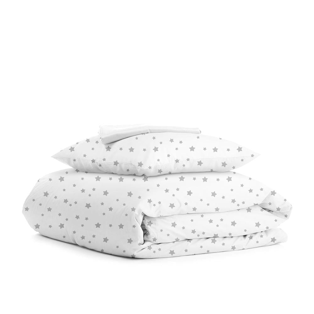 Подростковое постельно бельё STAR GREY WHITE