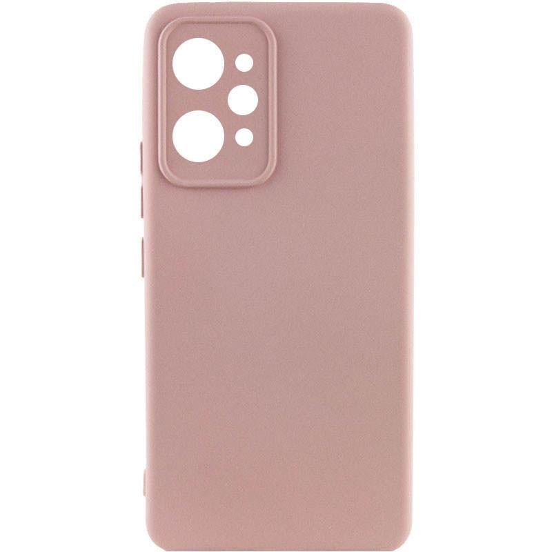 Противоударный чехол Silicone Cover Lakshmi Full Camera (AAA) для Xiaomi Redmi 12 Розовый / Pink Sand