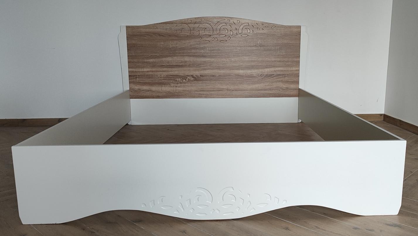 Кровать Мастер Форм Гефест без каркаса под матрац 1800 1960х2042х1000 мм Белый/Дуб сонома (90760) Кровать Мастер Форм Гефест без каркаса под матрац 1800 1960х2042х1000 мм Белый/Дуб сонома (90760)