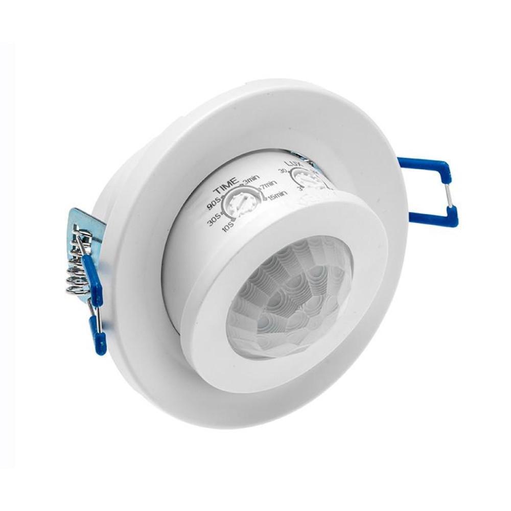 Датчик движения GTV CR-15 максимально 800 Вт угол обнаружения 360° 8 м IP20 Белый (00000035725)