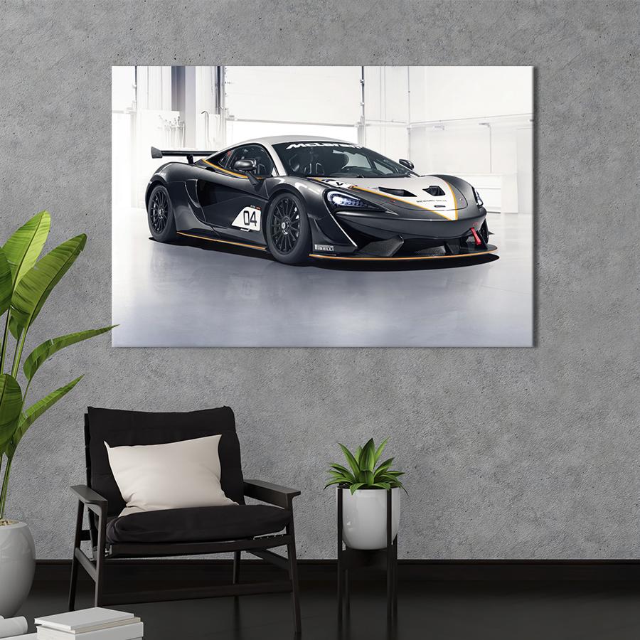 Картина на холсте Авто McLaren 570S GT4 122x81 см (1353-1)