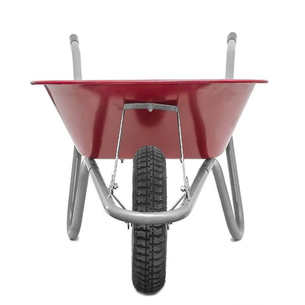 Тачка садово-строительная Intertool WB-0613 3.50-8 1 пневмоколесо с подшипником 14" 65 л 130 кг (8-22-16031)