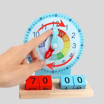 Детская игра Учим время 17x13,5x3,7 см (Q00668) - фото 6 Детская игра Учим время 17x13,5x3,7 см (Q00668) - фото 6