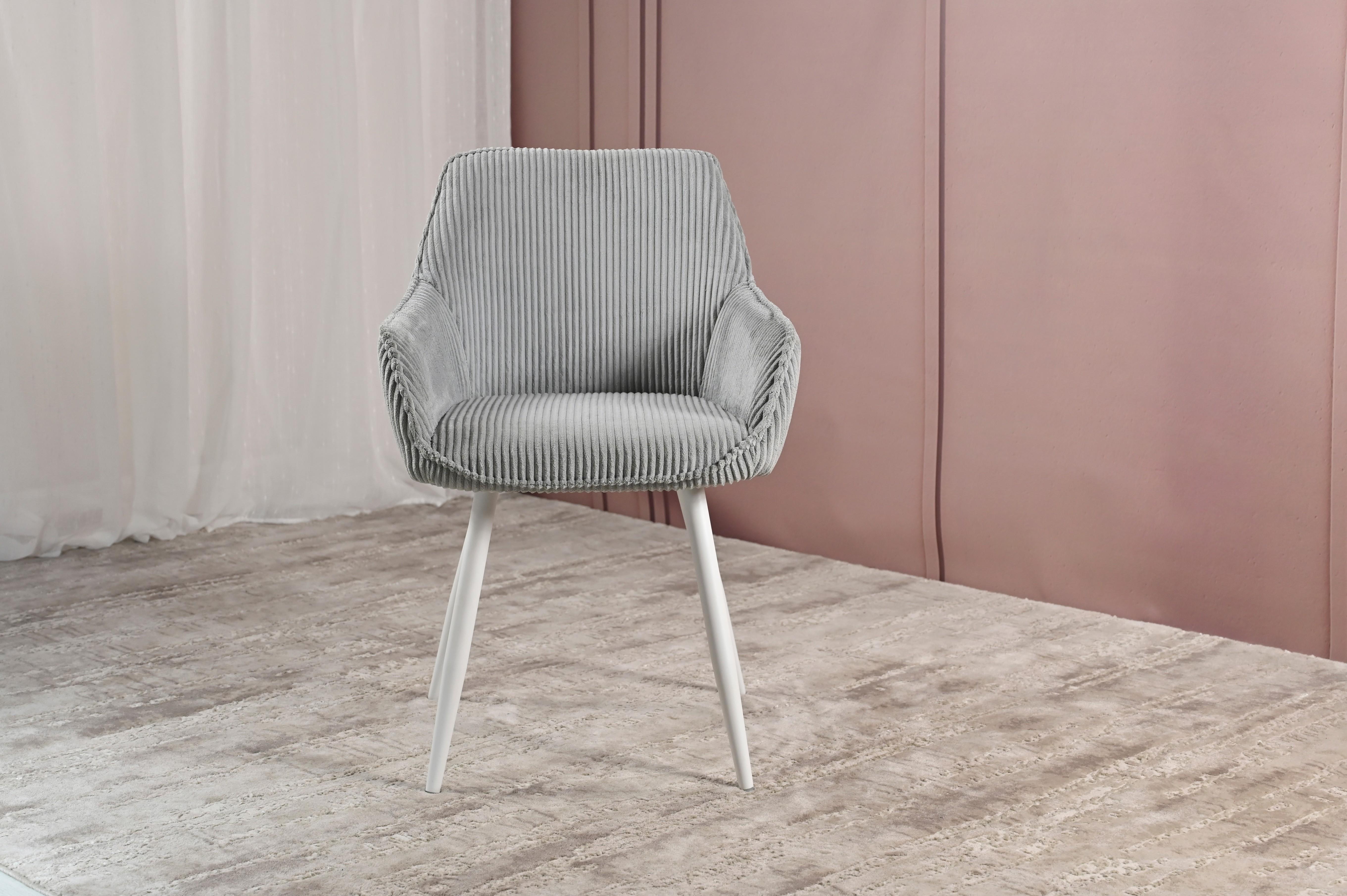 Стул обеденный Vetro Mebel Седой/Белый (M-240) - фото 8 Стул обеденный Vetro Mebel Седой/Белый (M-240) - фото 8