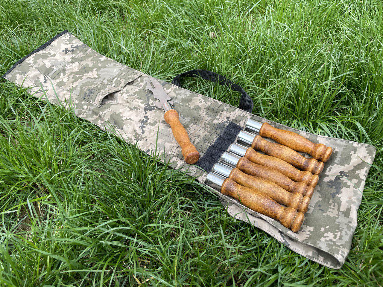 Набор шампуров Fox 5 UA в чехле