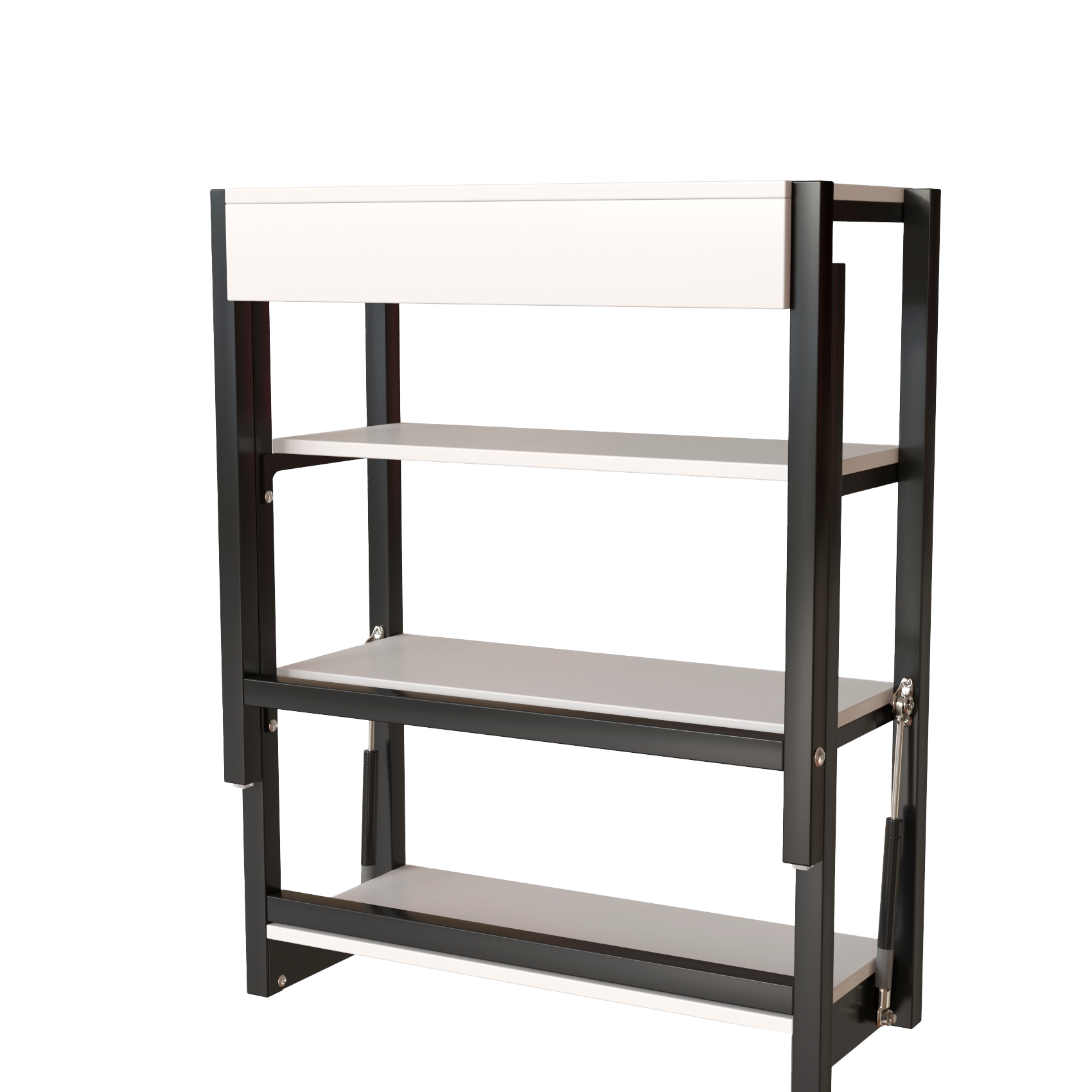 Стеллаж-стол WALLTABLE Белый Бриллиант