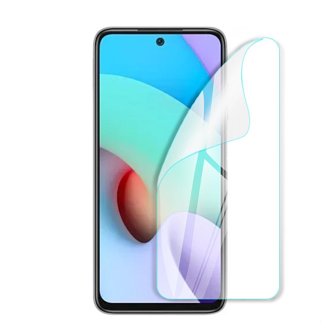 Защитная полиуретановая глянцевая пленка Medium Armor на экран смартфона Xiaomi Redmi 10 2021 (PF-M02SNG-003-287)