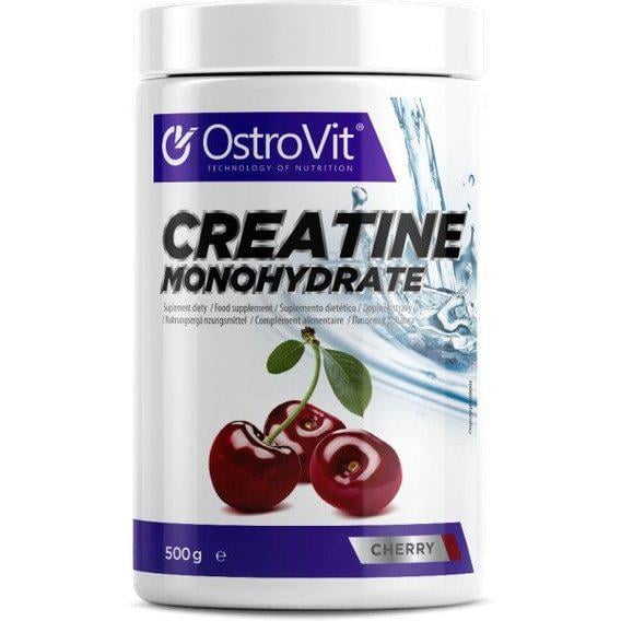 Креатин моногідрат OstroVit Creatine Monohydrate 500 г 200 порцій Cherry - фото 1