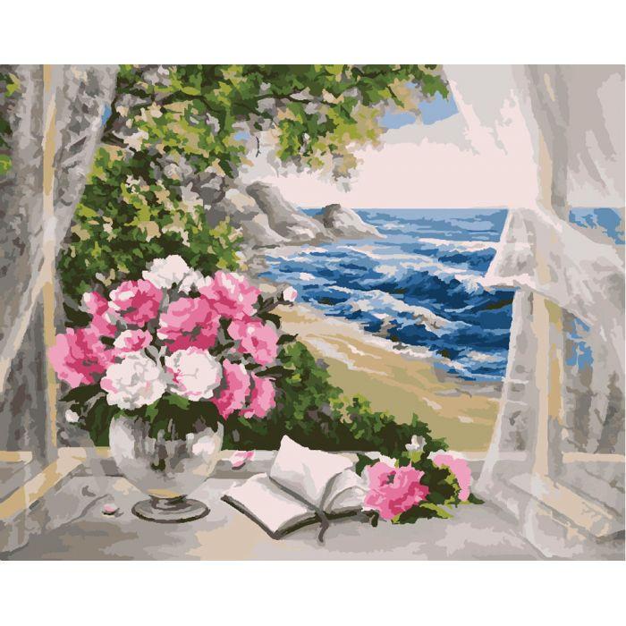 Картина по номерам Идейка "Возле моря" 40х50 см (KHO2072)