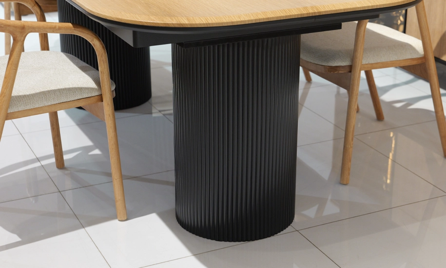 Стол раскладной Tommy 2200/3000x1000x780 мм Дуб (2147483704) - фото 6 Стол раскладной Tommy 2200/3000x1000x780 мм Дуб (2147483704) - фото 6