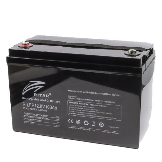 Батарея акумуляторна з bluetooth Ritar R-LFP12.8V100AH