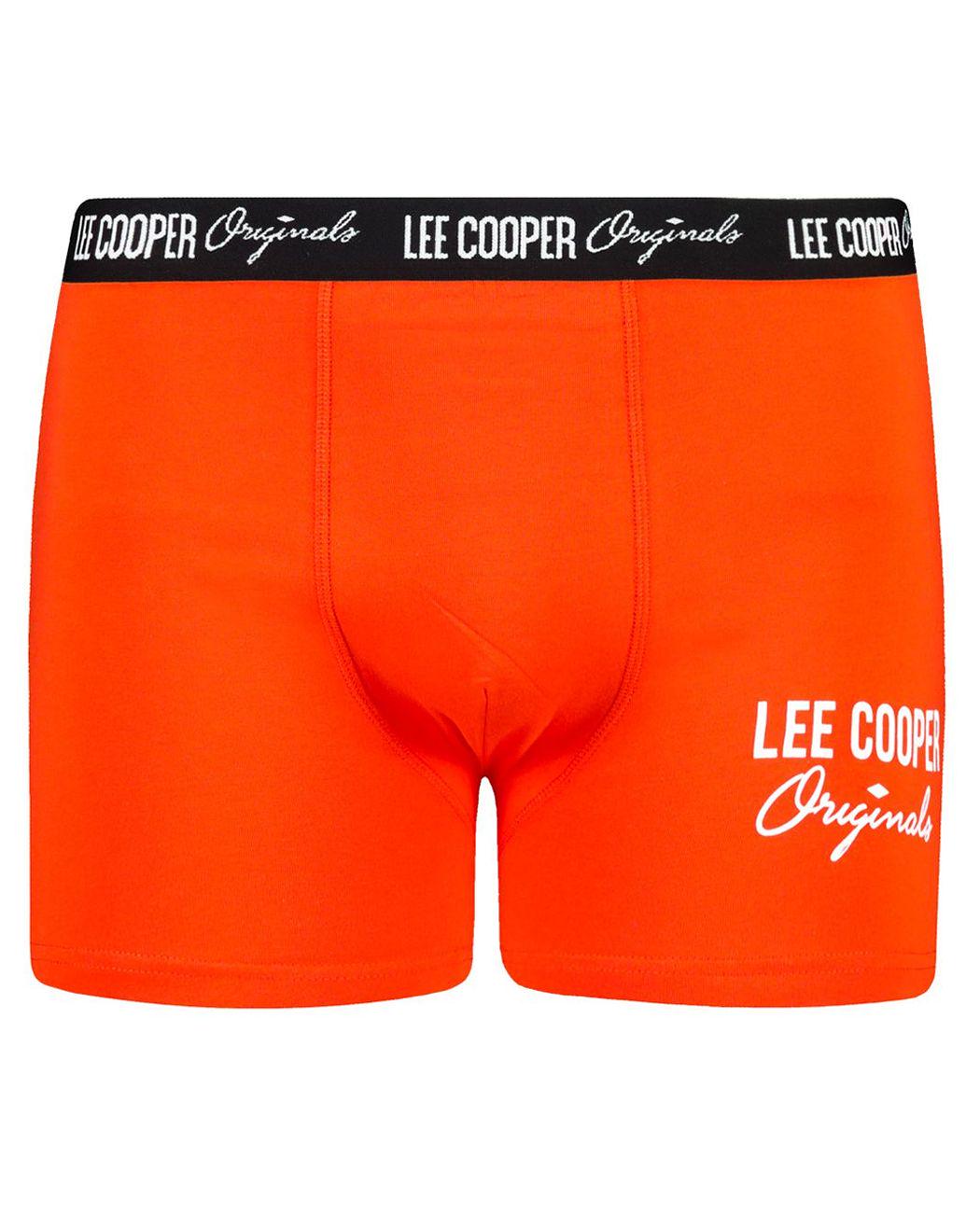 Трусы-боксеры мужские Lee Cooper LCUBOX1PLOGORED L Оранжевый (9911111151660)