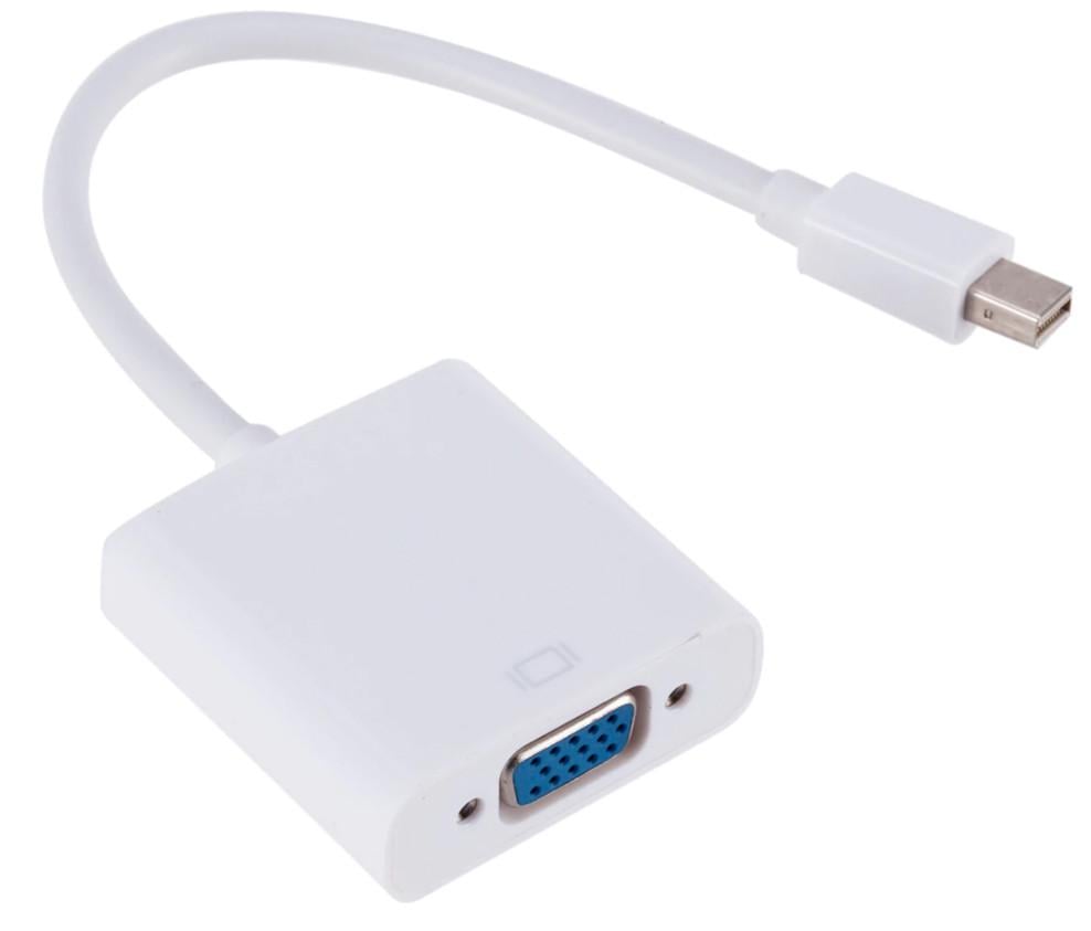 Перехідник адаптер Rias mini-DisplayPort VGA White (3_05617)