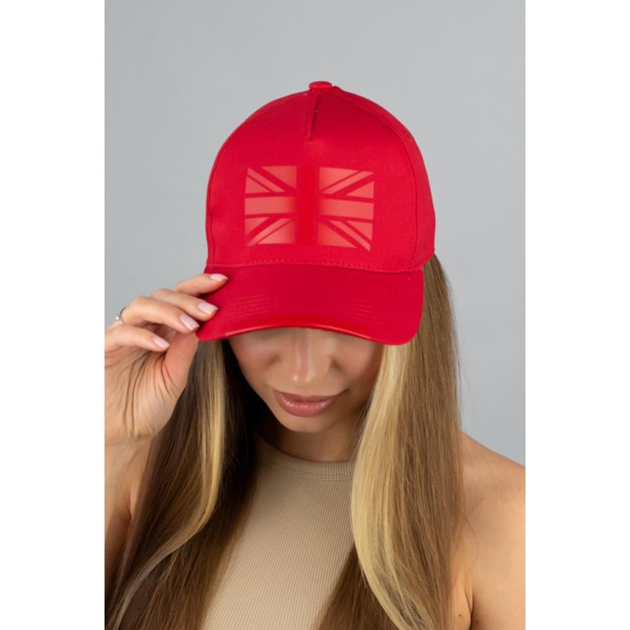 Кепка-тракер Braxton 1539 Флаг Британии универсальная котоновая с регулятором р. 57-58/L Красный (25610634)