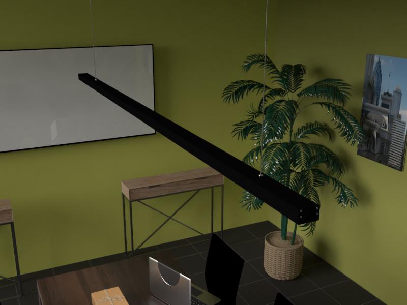 Светильник светодиодный подвесной линейный LEDUA N23-1-1000 220V 57,6W 3600 Lm 6000К Черный (25313614) - фото 8 Светильник светодиодный подвесной линейный LEDUA N23-1-1000 220V 57,6W 3600 Lm 6000К Черный (25313614) - фото 8