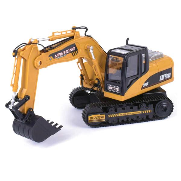 Экскаватор на радиоуправлении Jia Yu Toy с ковшом со звуком и подсветкой (58850) - фото 2 Экскаватор на радиоуправлении Jia Yu Toy с ковшом со звуком и подсветкой (58850) - фото 2