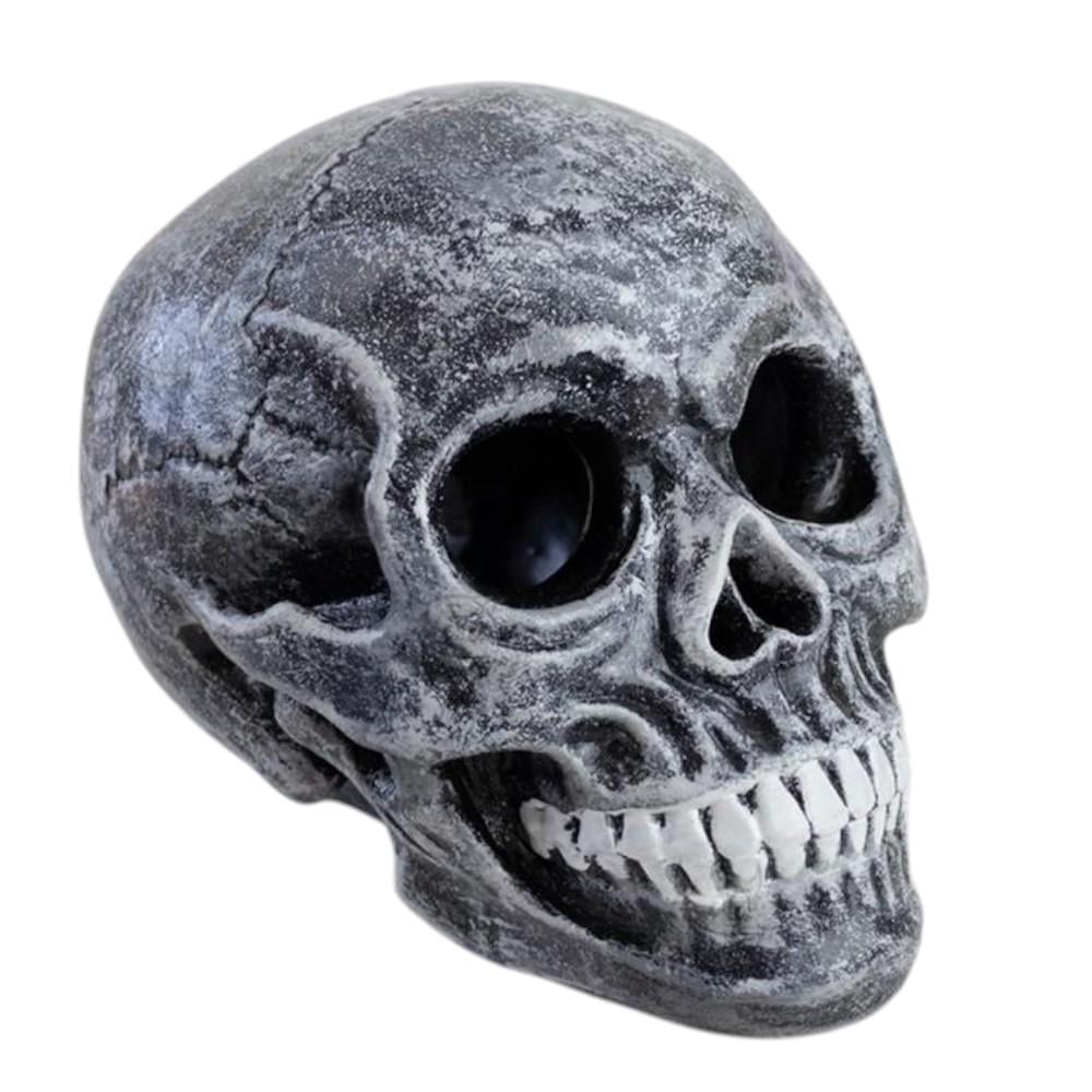 Светильник настольный декоративный Череп 18x13x12 см Серый Светильник настольный декоративный Череп 18x13x12 см Серый