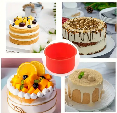 Форма силіконова кругла для випікання 20,32 см Червоний (SAM-2032) - фото 7 Форма силіконова кругла для випікання 20,32 см Червоний (SAM-2032) - фото 7