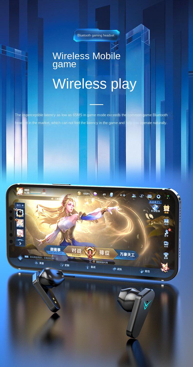 Наушники bluetooth TWS X15 Gaming с зарядным кейсом и сенсорным управлением - фото 8