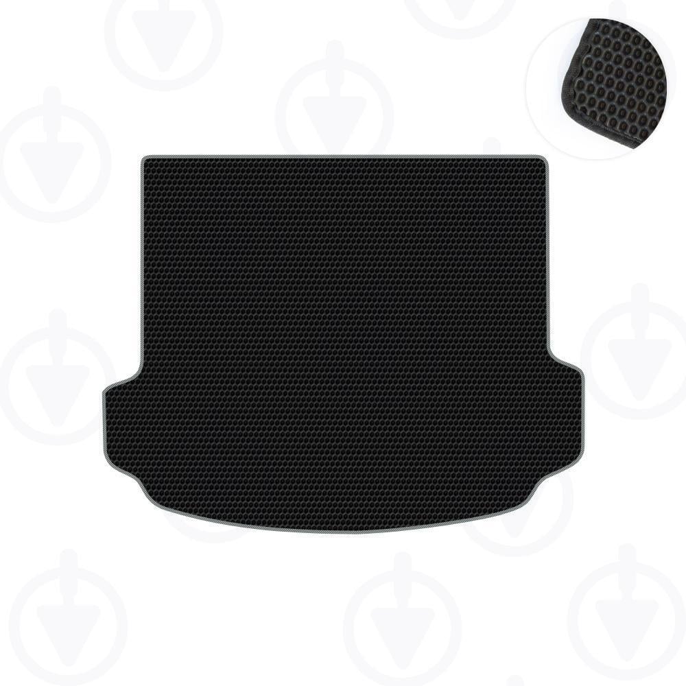 Коврик в багажник Star-Tex для Acura MDX II 2006-2013 г. большой 3-й ряд сложен EVA/Сота малая Черный/Серый (15205-02-21-42)